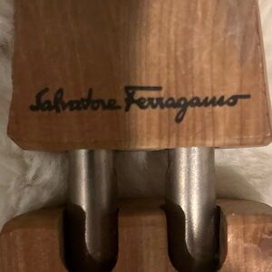 Salvatore FERRAGAMO Wood Shoe Trees Sz 43 DESIGNER Orig $99+